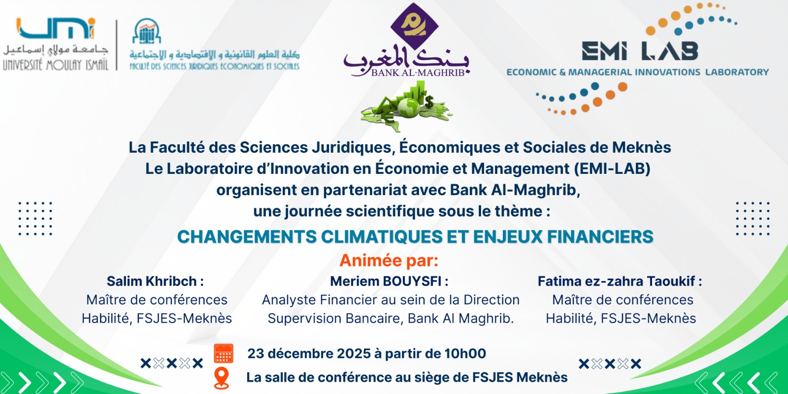 Journée scientifique Finance Verte